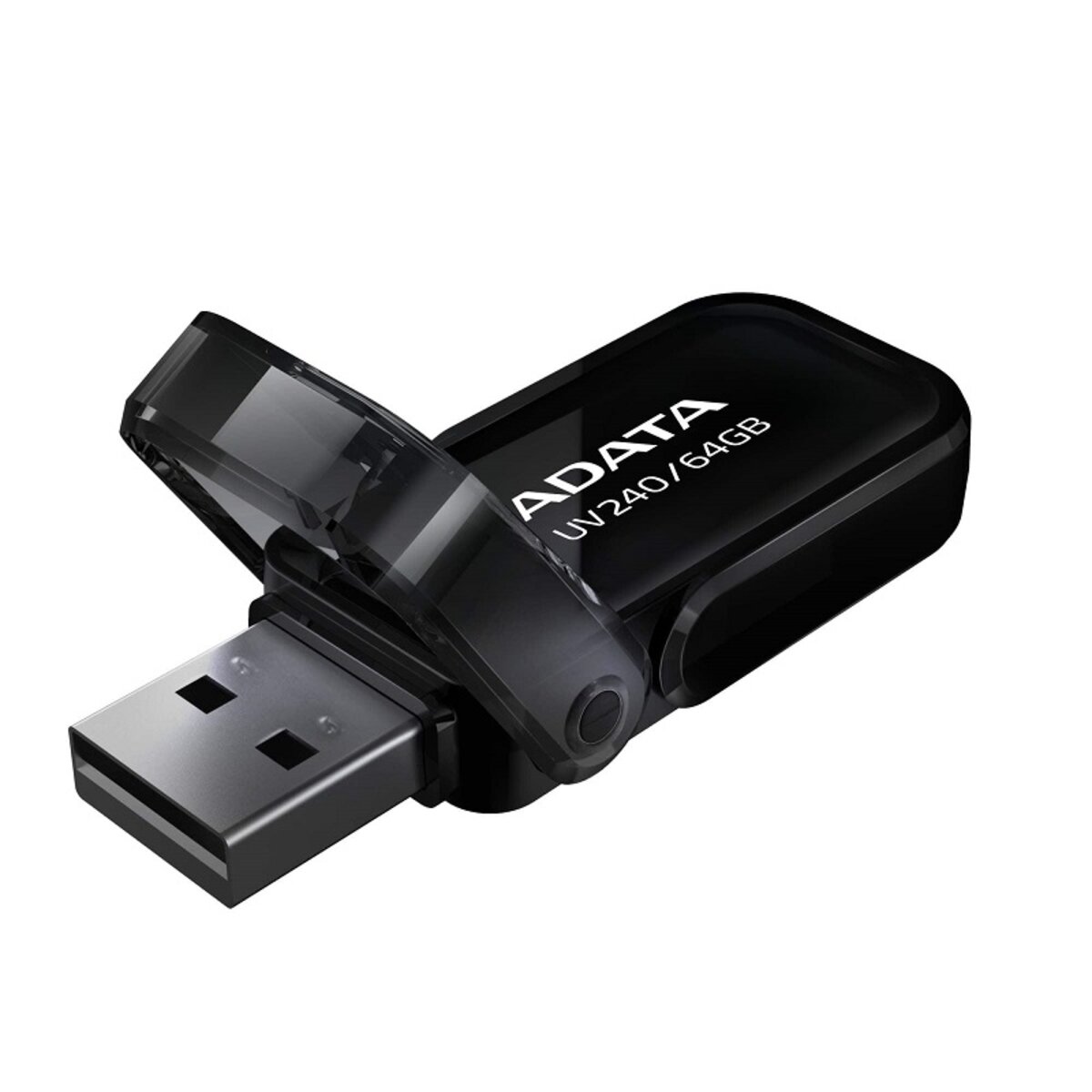 Флеш-накопичувач A-DATA USB 2.0 AUV 240 64Gb Black (AUV240-64G-RBK) Фото 2 Флеш-накопичувач A-DATA USB 2.0 AUV 240 64Gb Black (AUV240-64G-RBK) на картинке №2