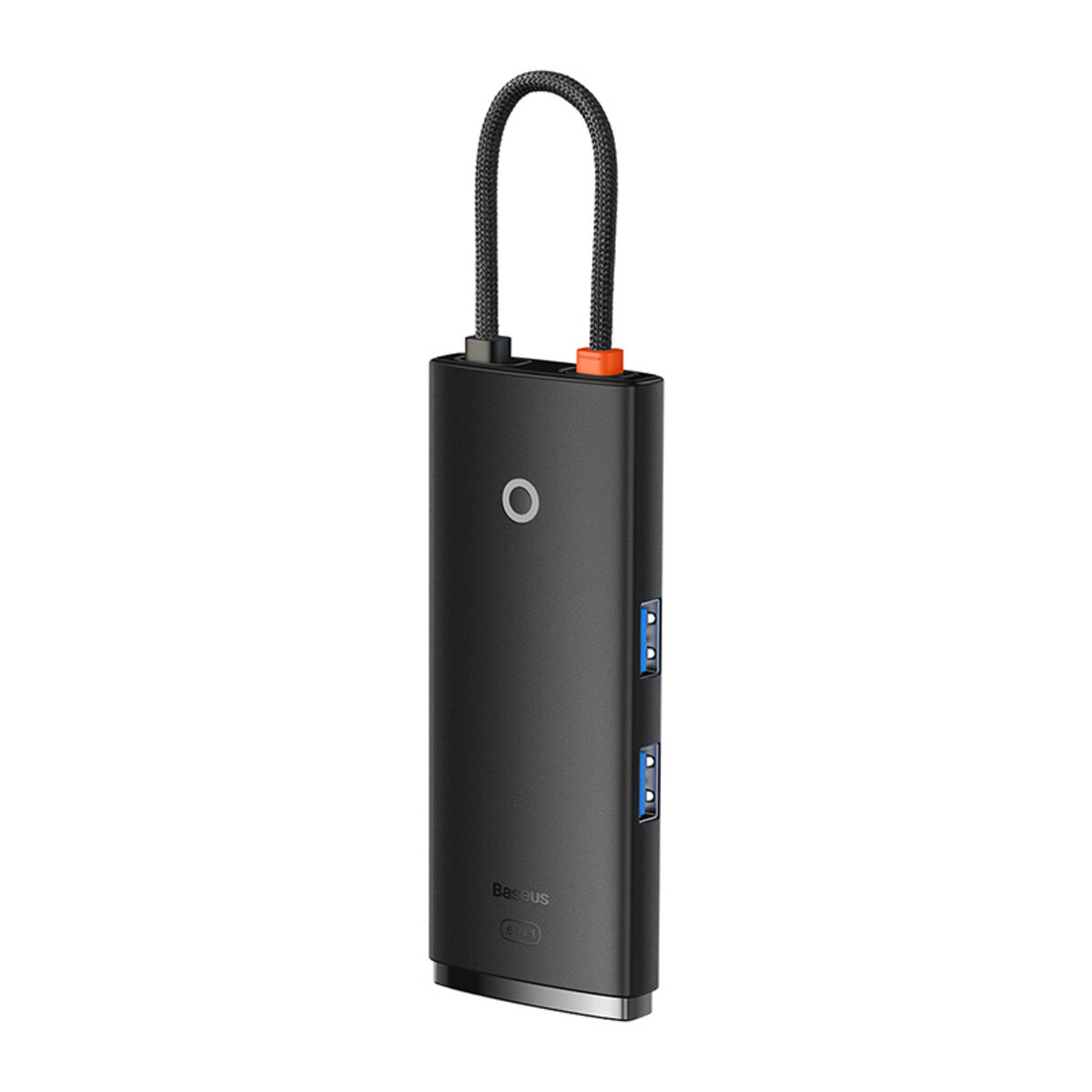 USB-хаб Baseus Lite Series 6-Port Type-C HUB Docking Station (Type-C to HDMI+USB3.0*2+PD+SD/TF) Black Фотографія №7 USB-хаб Baseus Lite Series 6-Port Type-C HUB Docking Station (Type-C to HDMI+USB3.0*2+PD+SD/TF) Black на малюнкі №7