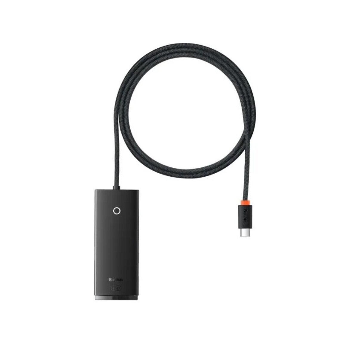 USB-хаб Baseus Lite Series 4-Port Type-C HUB Adapter (Type-C to USB 3.0*4 ) 1m Black Фотографія №1 USB-хаб Baseus Lite Series 4-Port Type-C HUB Adapter (Type-C to USB 3.0*4 ) 1m Black на малюнкі №1