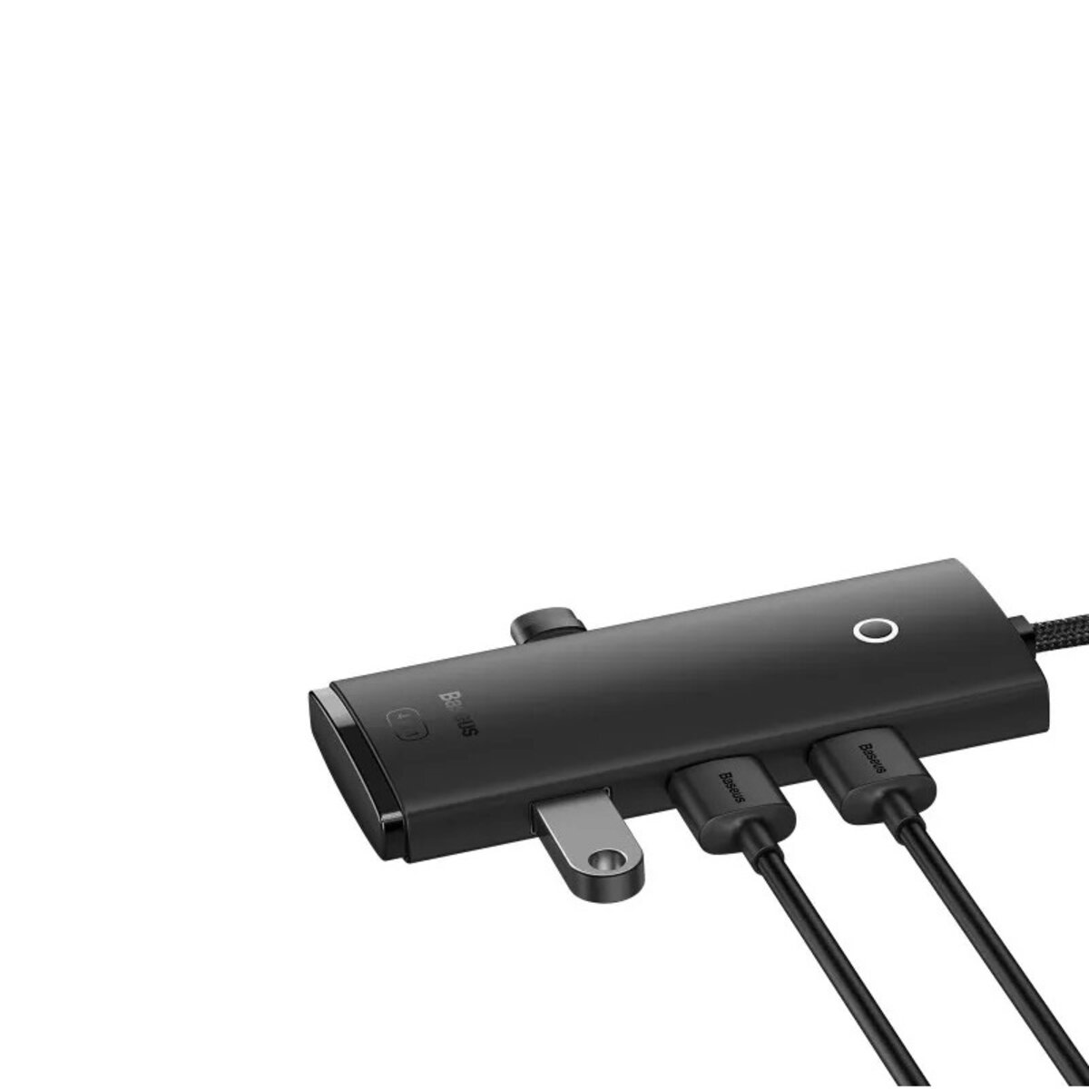 USB-хаб Baseus Lite Series 4-Port Type-C HUB Adapter (Type-C to USB 3.0*4 ) 1m Black Фотографія №6 USB-хаб Baseus Lite Series 4-Port Type-C HUB Adapter (Type-C to USB 3.0*4 ) 1m Black на малюнкі №6