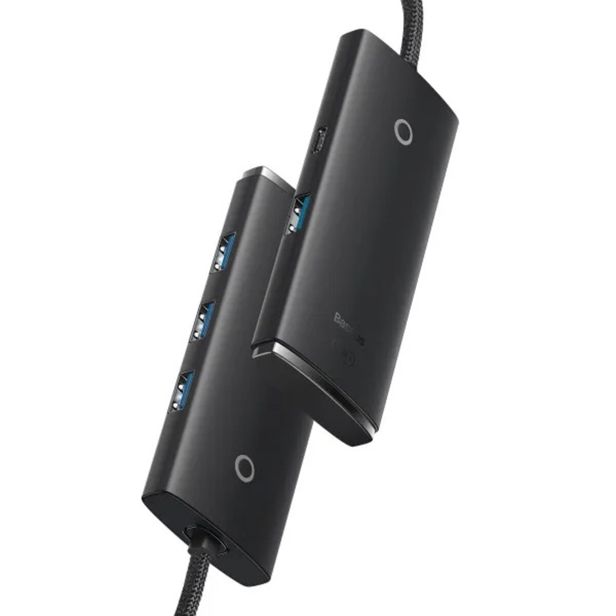 USB-хаб Baseus Lite Series 4-Port Type-C HUB Adapter (Type-C to USB 3.0*4 ) 1m Black Фотографія №4 USB-хаб Baseus Lite Series 4-Port Type-C HUB Adapter (Type-C to USB 3.0*4 ) 1m Black на малюнкі №4