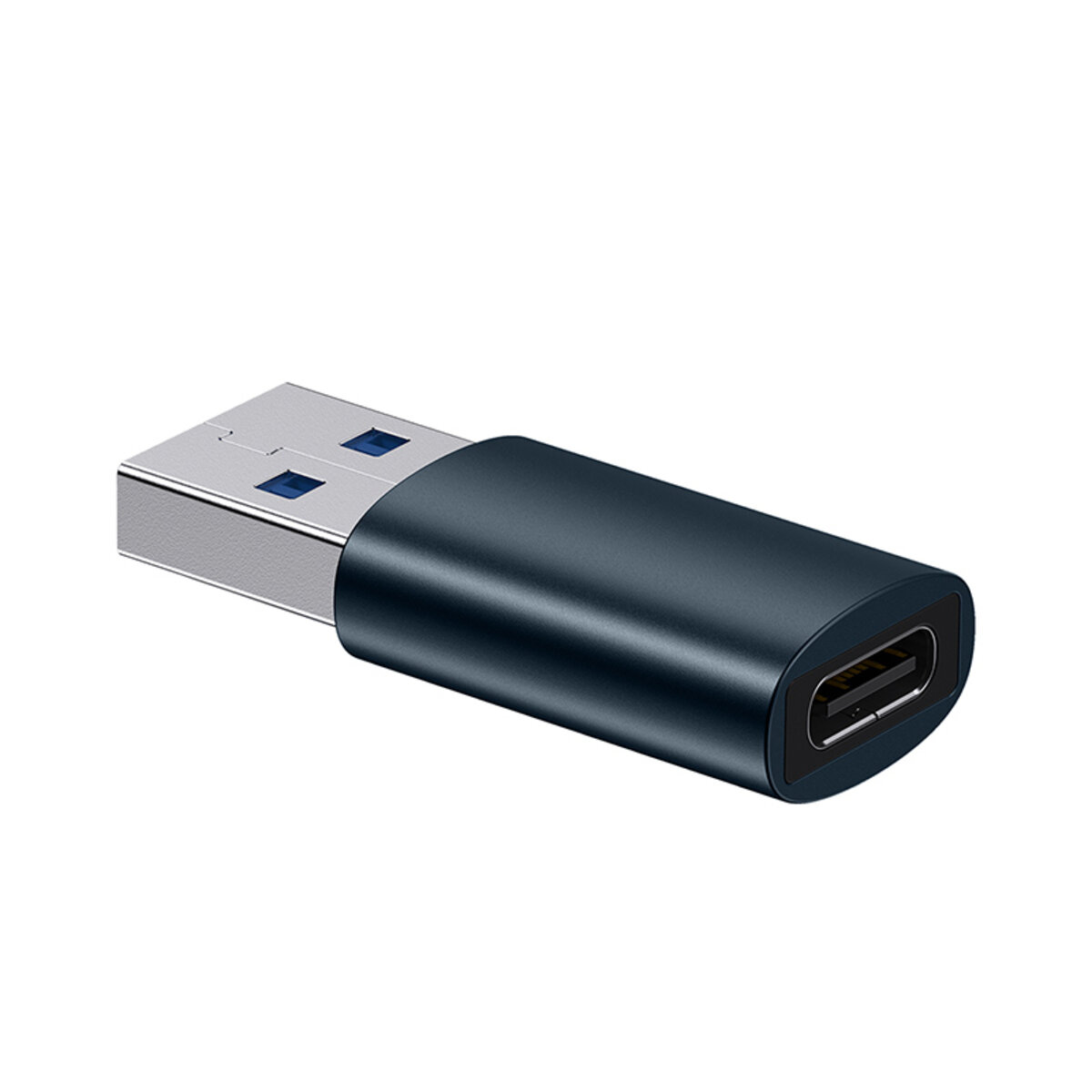 Адаптер Baseus Ingenuity Series Mini OTG Adaptor USB 3.1 to Type-C  Blue на картинке №5