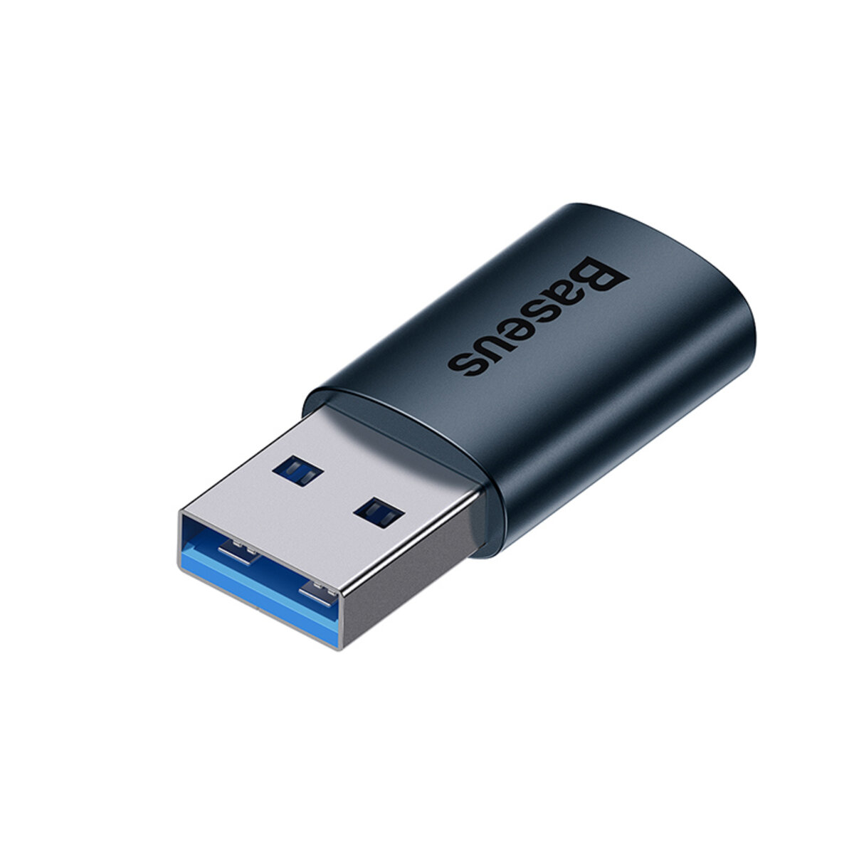 Адаптер Baseus Ingenuity Series Mini OTG Adaptor USB 3.1 to Type-C  Blue на картинке №4