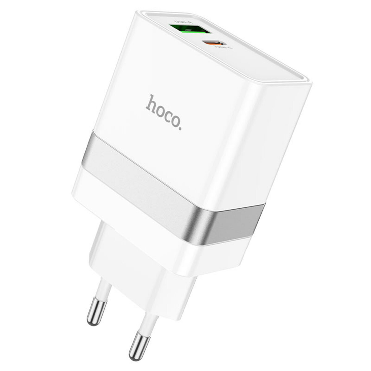 Мережевий зарядний пристрій HOCO N21 Topspeed PD30W+QC3.0 charger White (6931474757777) Фотографія №5 Мережевий зарядний пристрій HOCO N21 Topspeed PD30W+QC3.0 charger White (6931474757777) на малюнкі №5