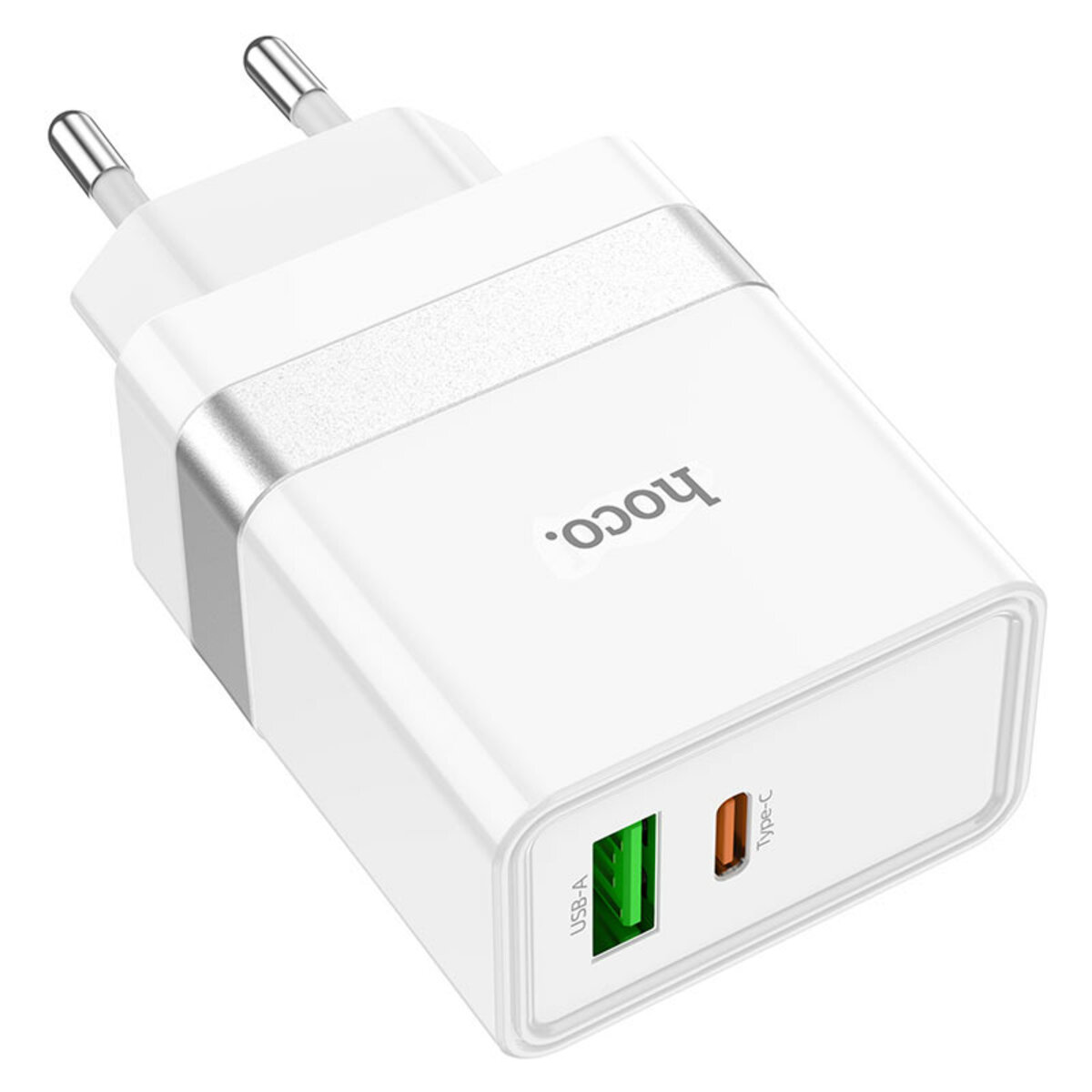 Мережевий зарядний пристрій HOCO N21 Topspeed PD30W+QC3.0 charger White (6931474757777) Фотографія №4 Мережевий зарядний пристрій HOCO N21 Topspeed PD30W+QC3.0 charger White (6931474757777) на малюнкі №4
