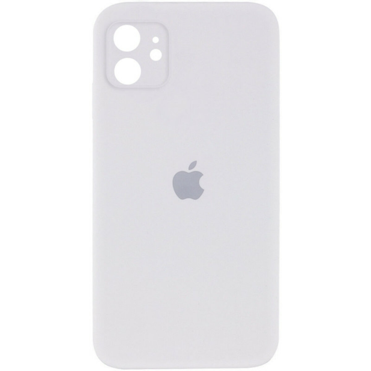Чехол Silicone Full Case Camera Protect (AA) Apple iPhone 12 (Белый) на картинке №1