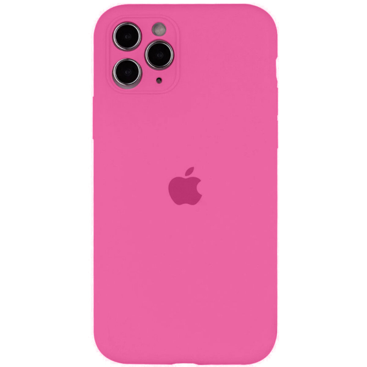Чохол Silicone Full Case Camera Protect (AA) Apple iPhone 12 Pro Max (Рожевий) на малюнкі №1