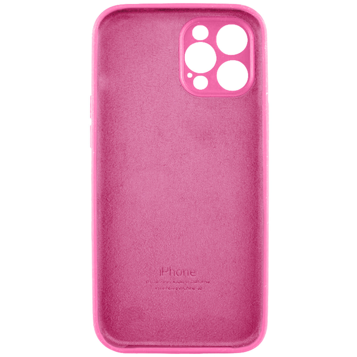 Чохол Silicone Full Case Camera Protect (AA) Apple iPhone 12 Pro Max (Рожевий) на малюнкі №2