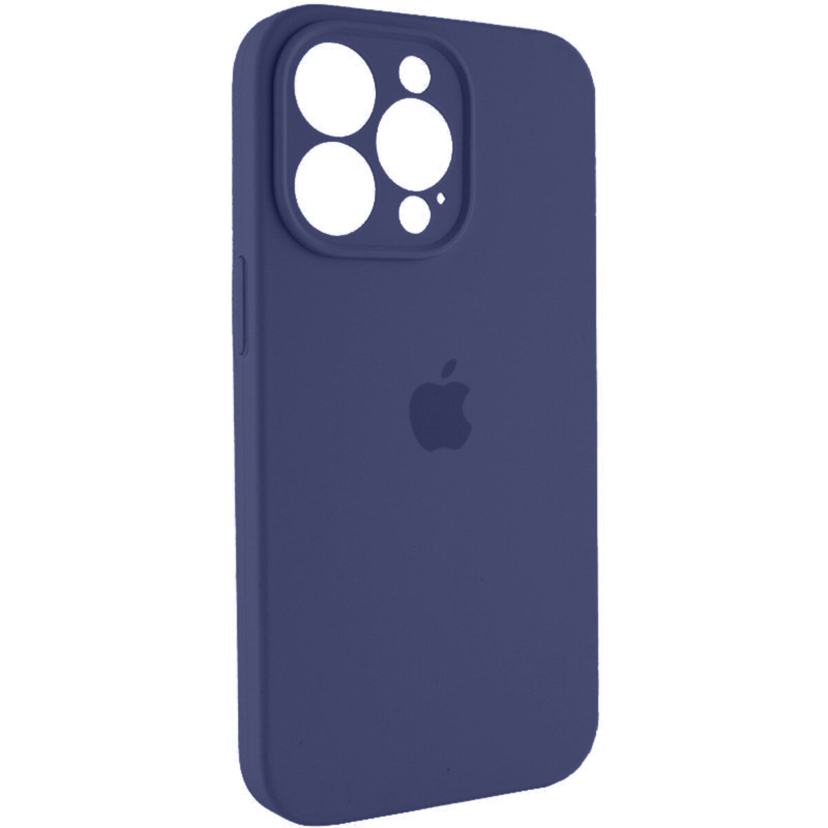 Чохол Silicone Full Case Camera Protect (AA) Apple iPhone 14 Pro (Темно-синій) на малюнкі №3