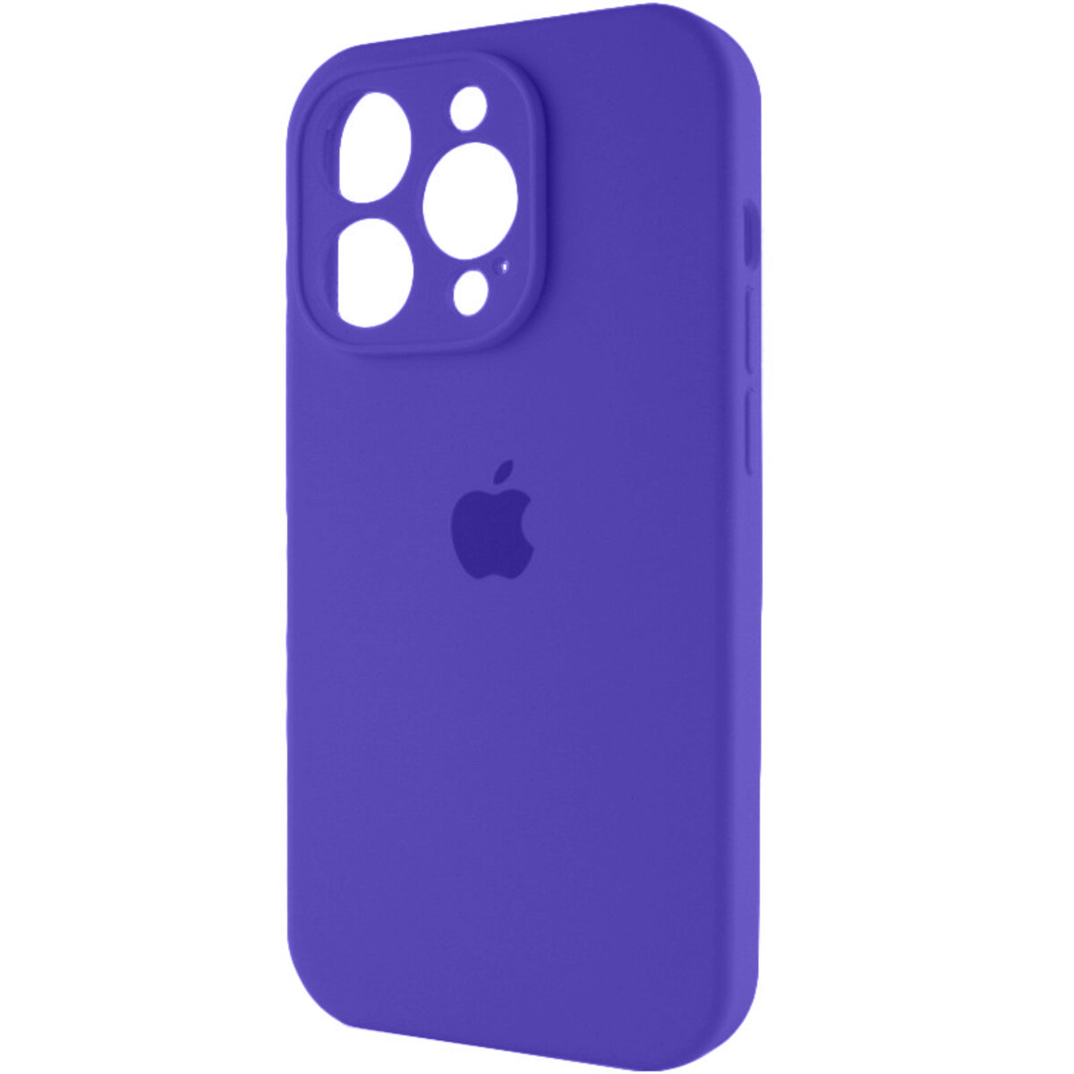 Чехол Silicone Full Case Camera Protect (AA) Apple iPhone 14 Pro (Фиолетовый) на картинке №2