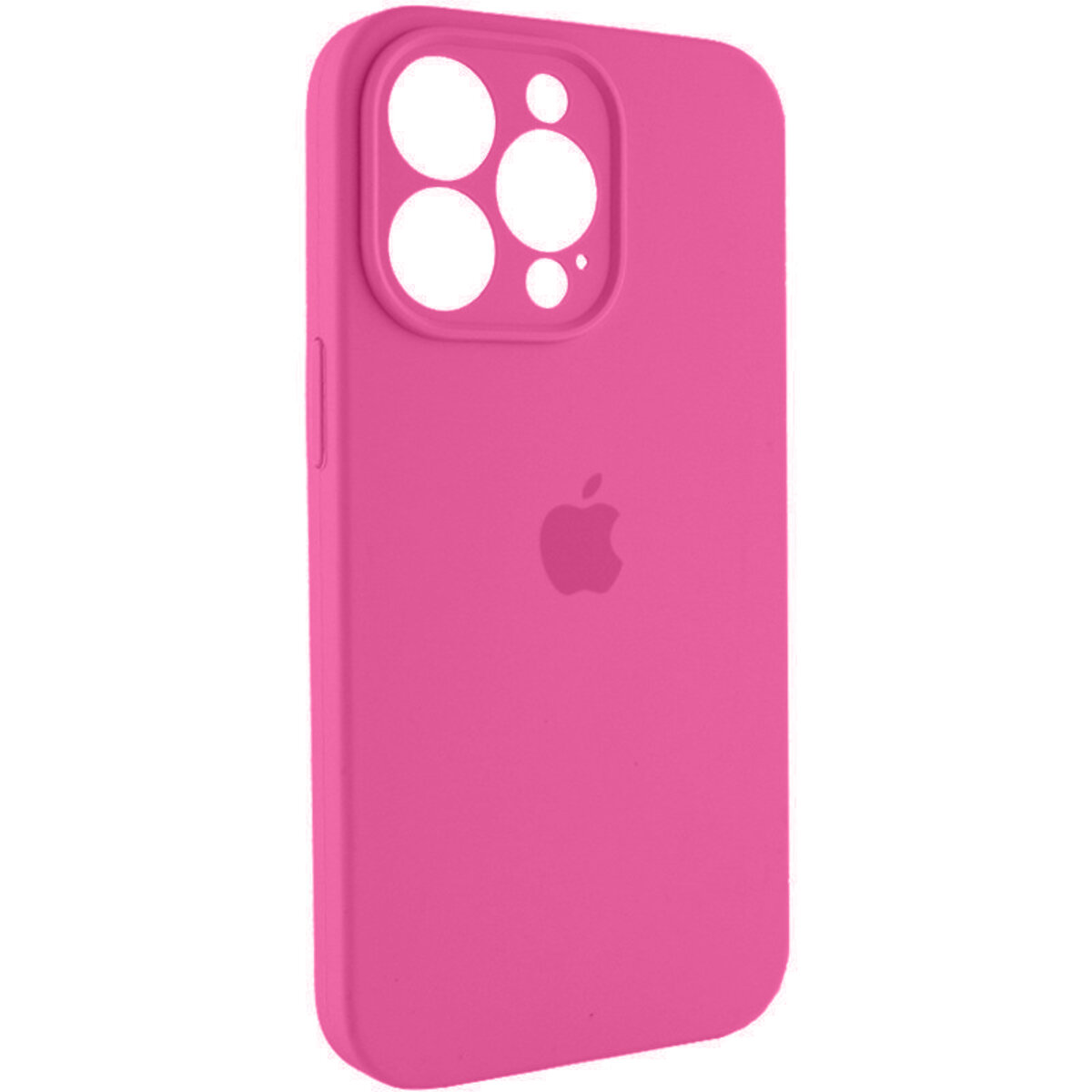 Чехол Silicone Full Case Camera Protect (AA) Apple iPhone 14 Pro Max (Розовый) на картинке №3
