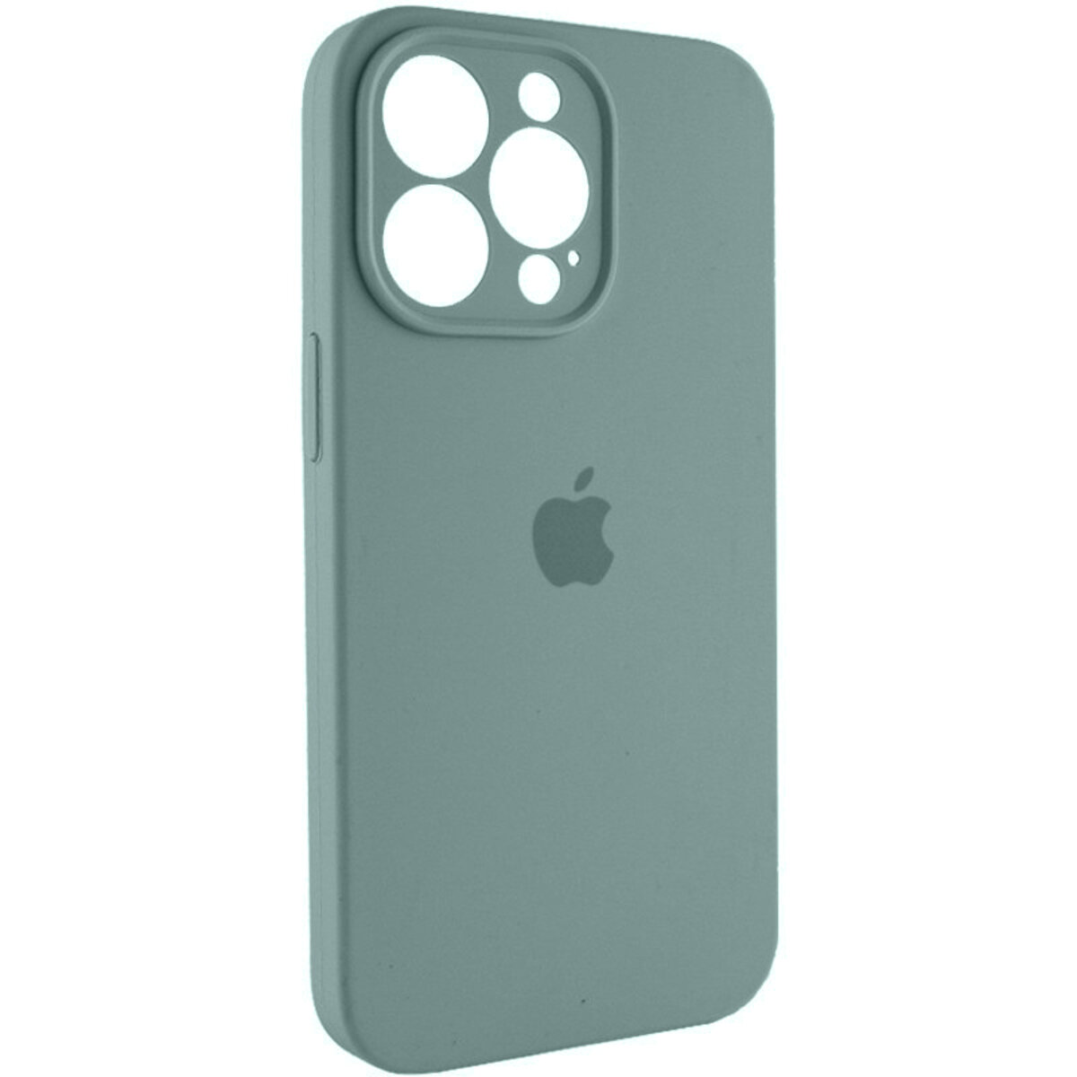 Чехол Silicone Full Case Camera Protect (AA) Apple iPhone 14 Pro Max (Зелёный) на картинке №3
