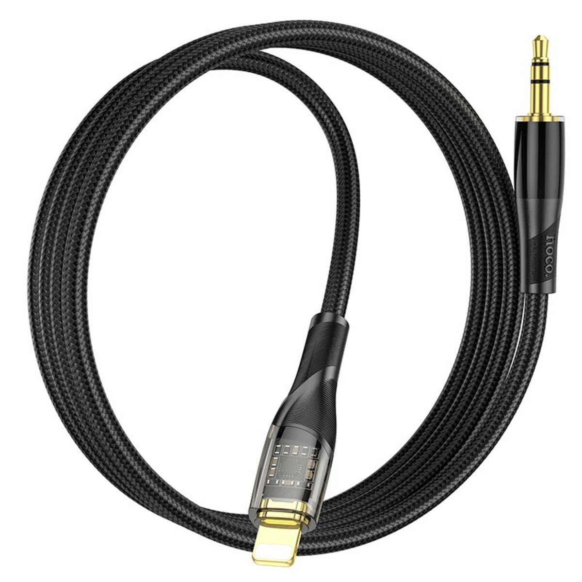 Аудіокабель HOCO UPA25 Transparent Discovery Edition Digital audio conversion cable iP Black (6931474791153) Фотографія №4 Аудіокабель HOCO UPA25 Transparent Discovery Edition Digital audio conversion cable iP Black (6931474791153) на малюнкі №4