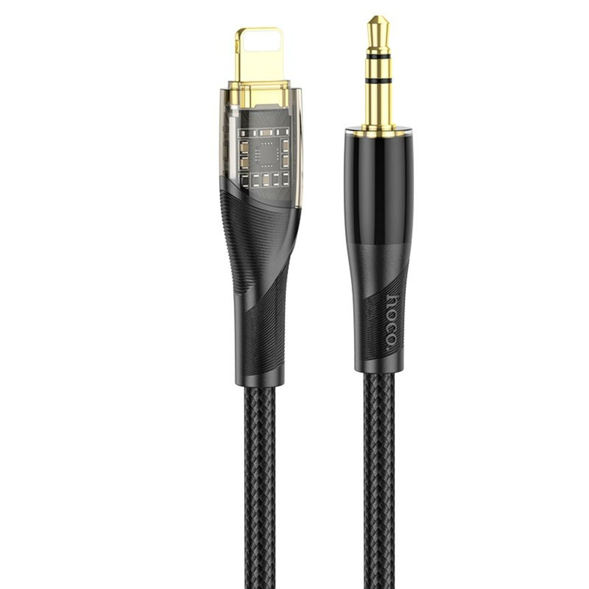 Аудіокабель HOCO UPA25 Transparent Discovery Edition Digital audio conversion cable iP Black (6931474791153) Фотографія №1 Аудіокабель HOCO UPA25 Transparent Discovery Edition Digital audio conversion cable iP Black (6931474791153) на малюнкі №1