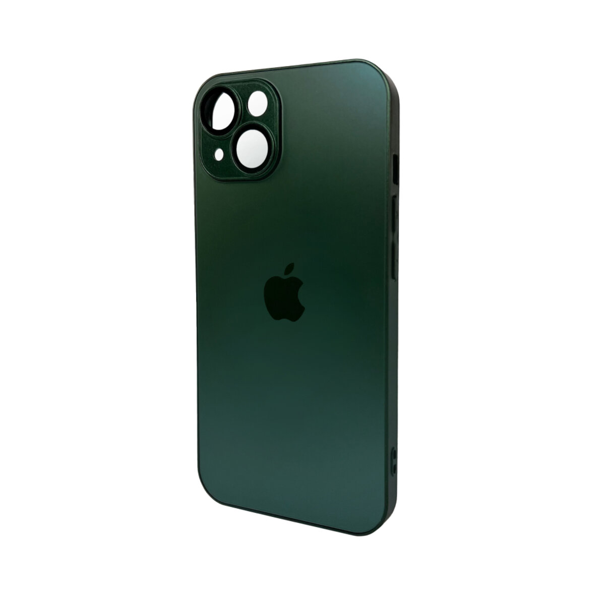Чохол AG Glass Matt Frame Color Logo Full Camera Apple iPhone 14 | TPU+Glass (Зелений) на малюнкі №1