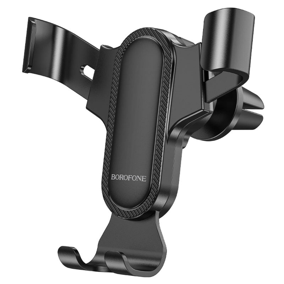 Тримач для мобільного BOROFONE BH74 Rock air outlet gravity car holder Black (BH74B) смотреть фото №1