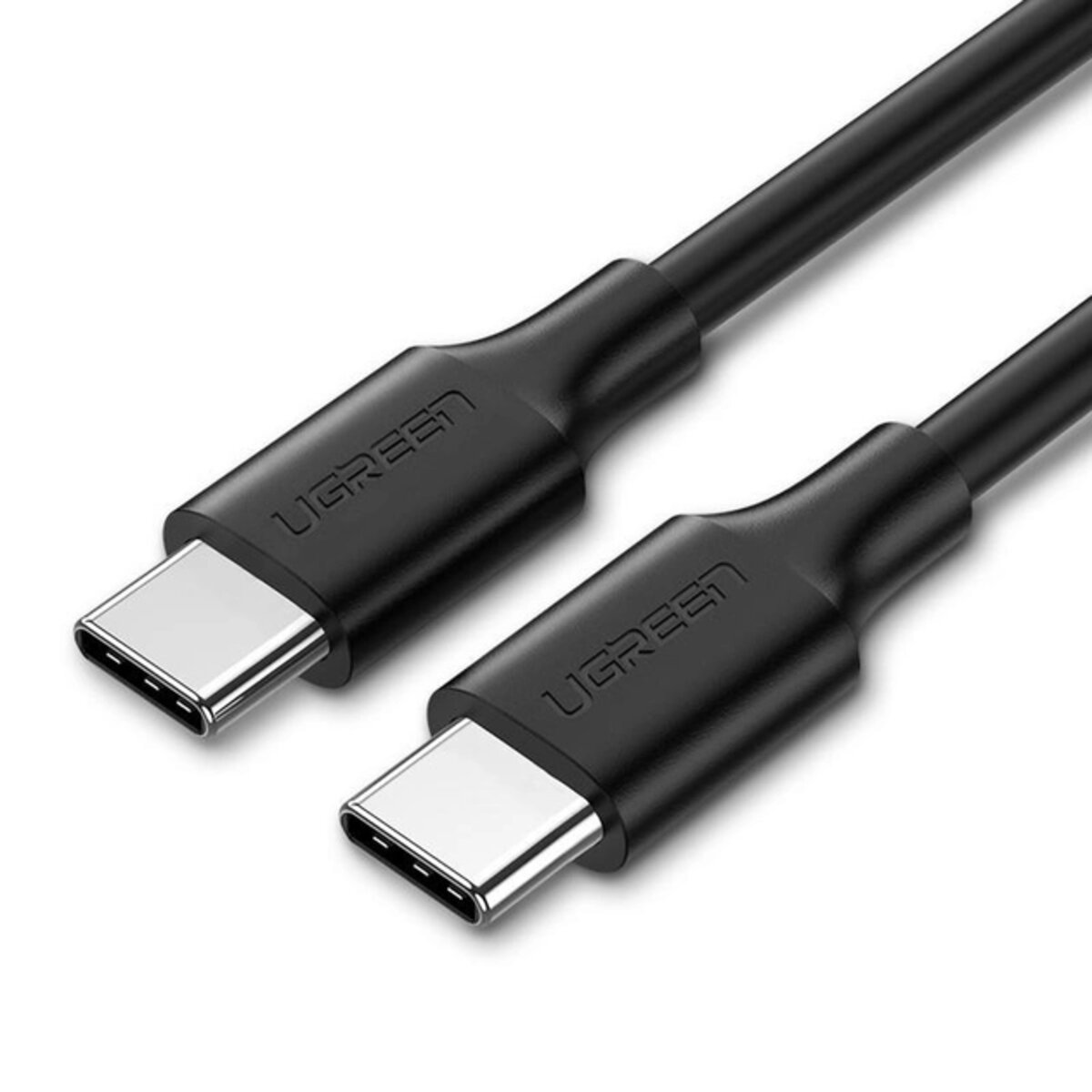 Кабель UGREEN US286 USB 2.0 Type C to Type C Cable Nickel Plating 1m (Black) (UGR-50997) на малюнкі №1