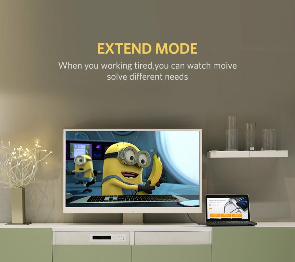 Кабель UGREEN ED015 HDMI Flat Cable 2m (UGR-70159) на малюнкі №8