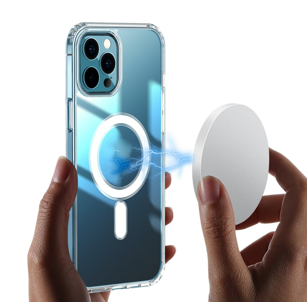 Чохол Cosmic Acrylic MagSafe HQ for Apple iPhone 15 Pro Transparent (Acrili15pClear) на картинке №2