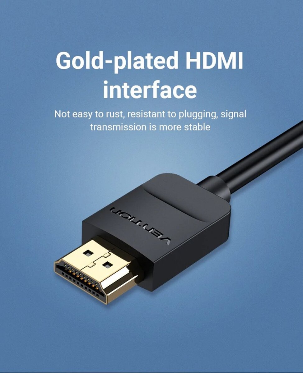 Адаптер Vention Adapter HDMI M to VGA F (42154) на малюнкі №4