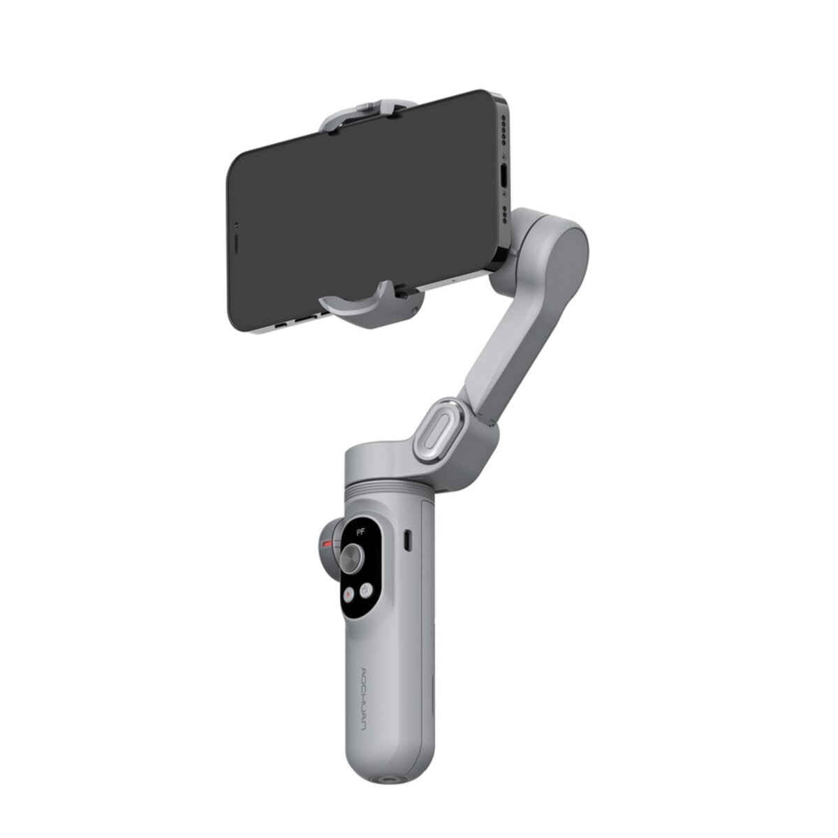 Триосьовий стабілізатор AOCHUAN Professional Gimbal Stabilizer for Smartphone SMART X Pro Сірий на картинке №1