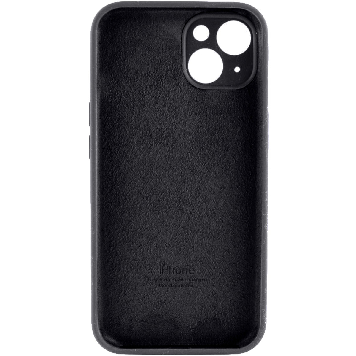 Чохол Silicone Full Case Camera Protect (AA) Apple iPhone 15 (Чорний) на малюнкі №4