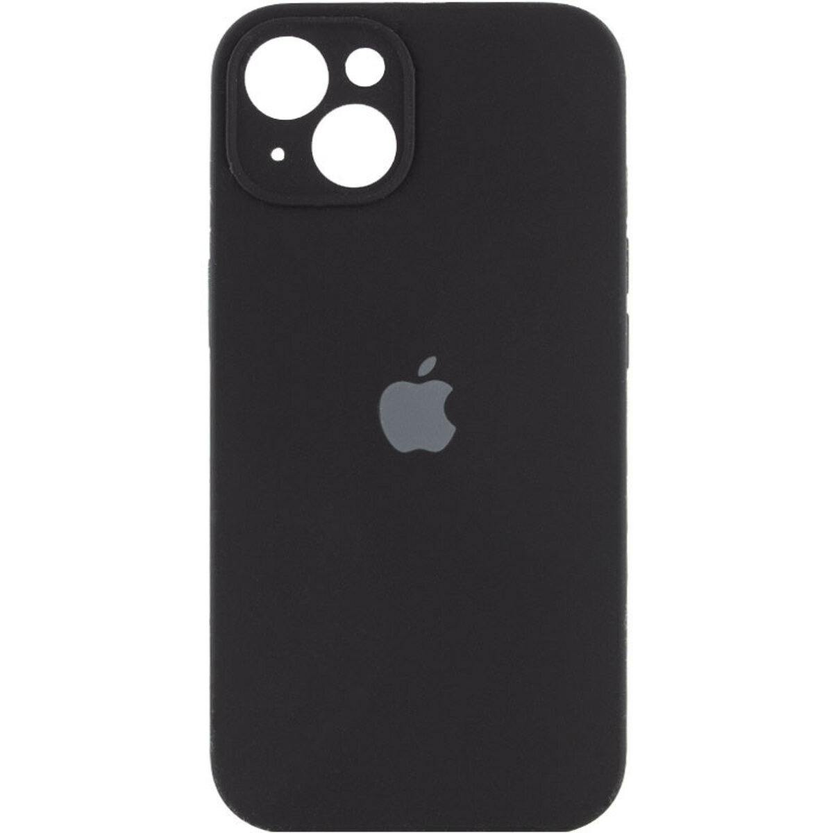 Чохол Silicone Full Case Camera Protect (AA) Apple iPhone 15 (Чорний) на малюнкі №1