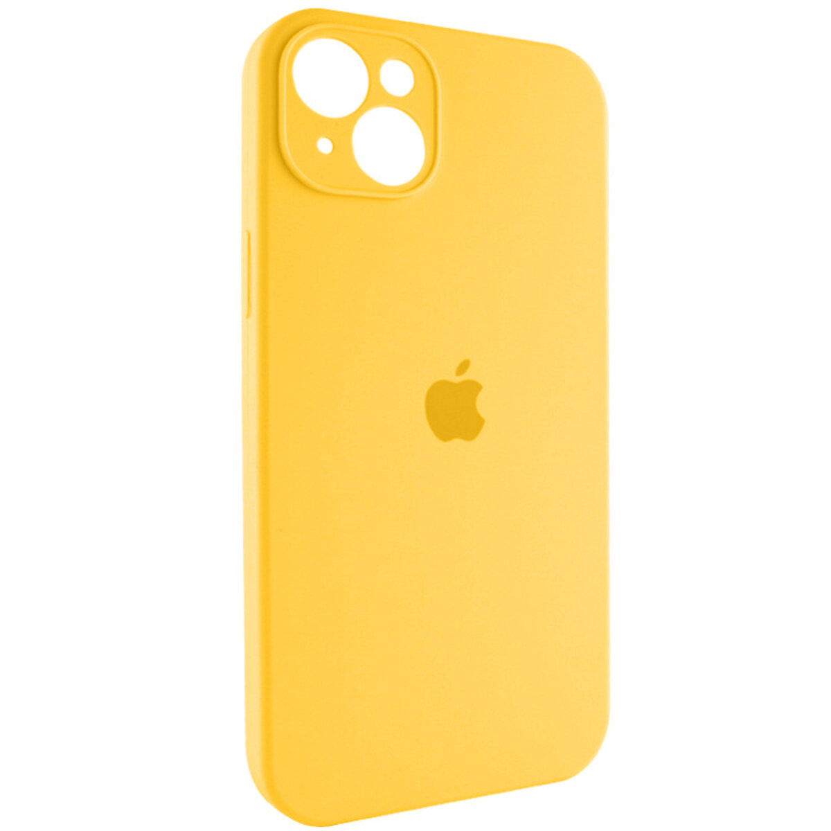 Чохол Silicone Full Case Camera Protect (AA) Apple iPhone 15 (Жовтий) на малюнкі №2