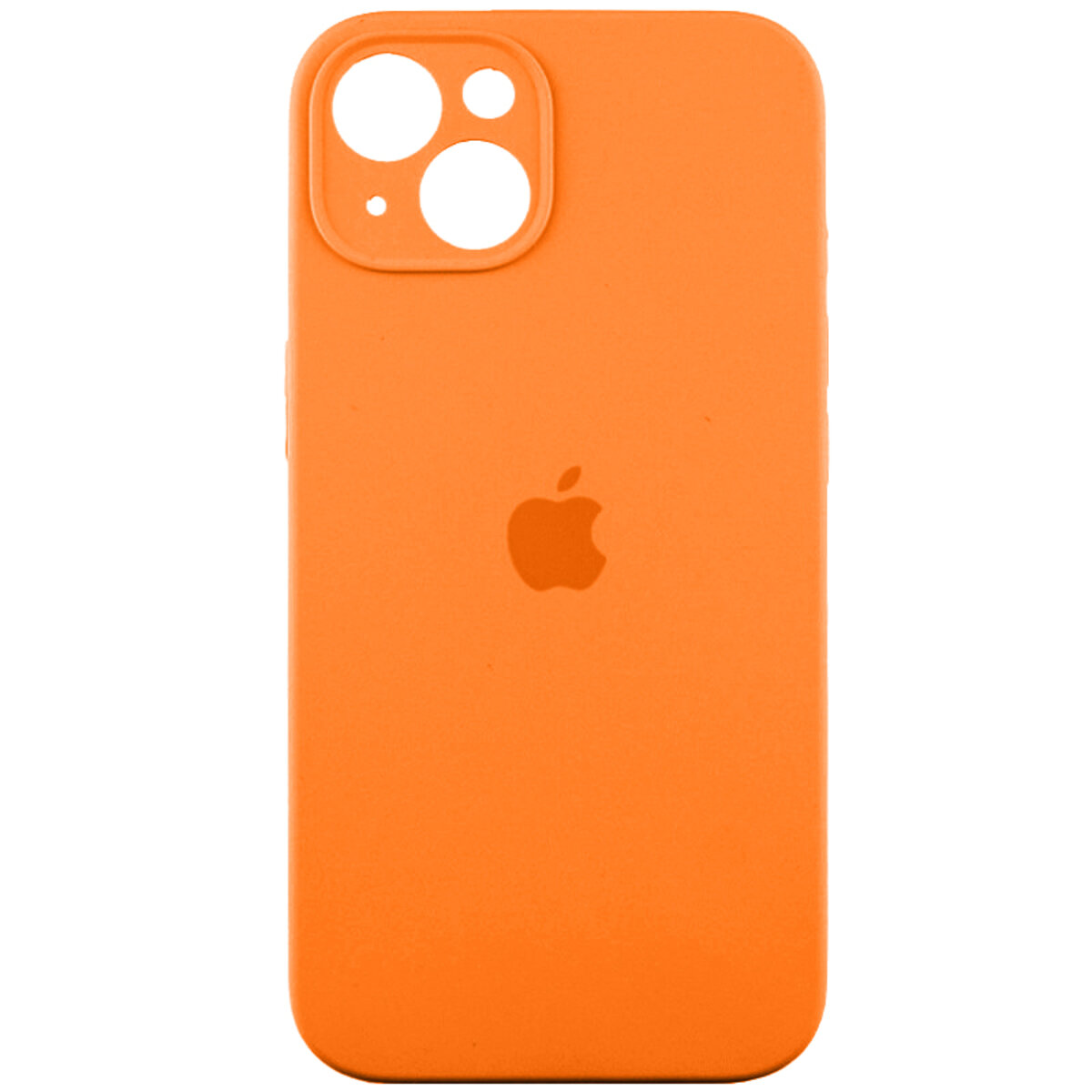 Чохол Silicone Full Case Camera Protect (AA) Apple iPhone 15 (Оранжевий) на малюнкі №1