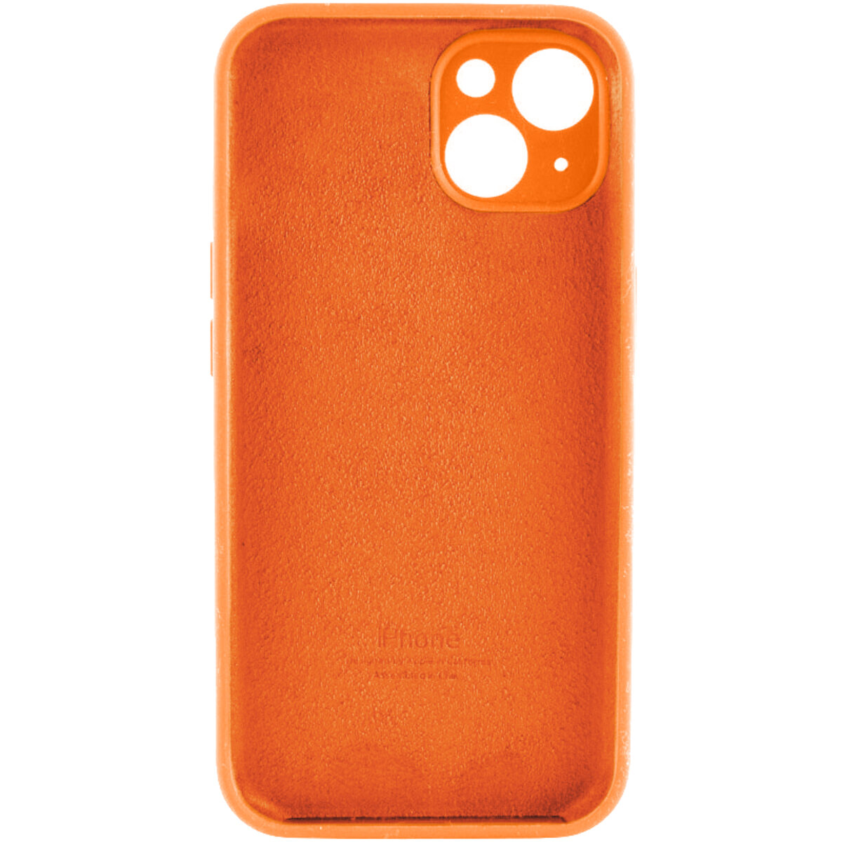 Чохол Silicone Full Case Camera Protect (AA) Apple iPhone 15 (Оранжевий) на малюнкі №4