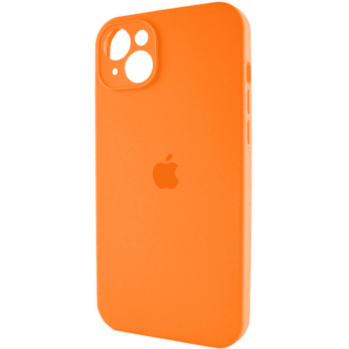 Чохол Silicone Full Case Camera Protect (AA) Apple iPhone 15 (Оранжевий) на малюнкі №3