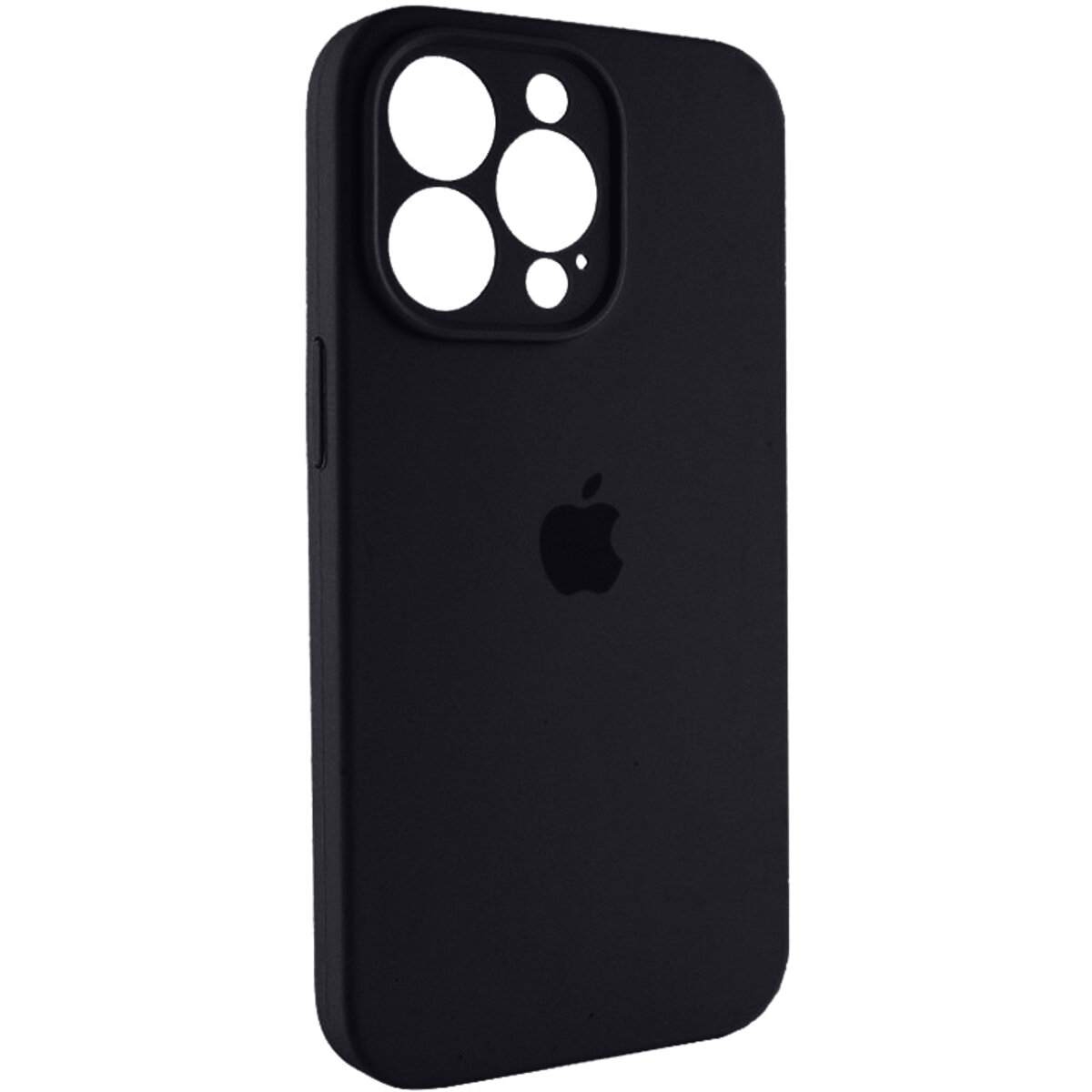 Чохол Silicone Full Case Camera Protect (AA) Apple iPhone 15 Pro (Чорний) на малюнкі №2