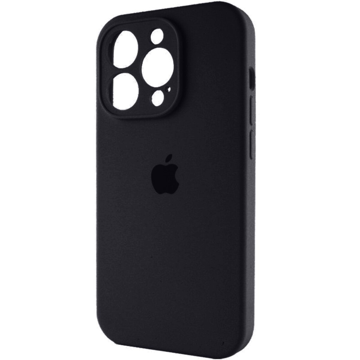 Чохол Silicone Full Case Camera Protect (AA) Apple iPhone 15 Pro (Чорний) на малюнкі №3