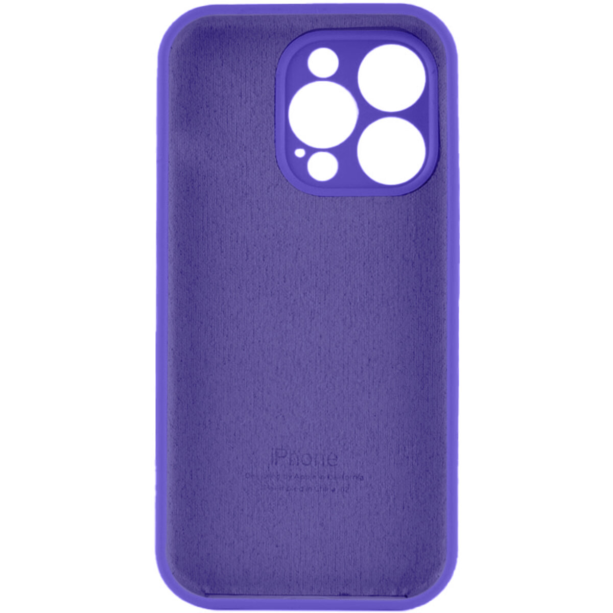 Чохол Silicone Full Case Camera Protect (AA) Apple iPhone 15 Pro (Фіолетовий) на малюнкі №4