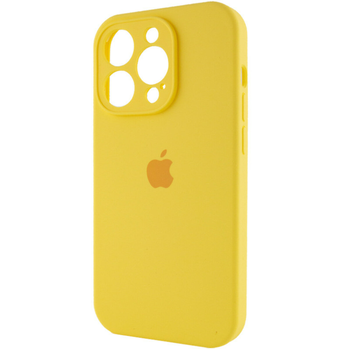 Чохол Silicone Full Case Camera Protect (AA) Apple iPhone 15 Pro (Жовтий) на малюнкі №1