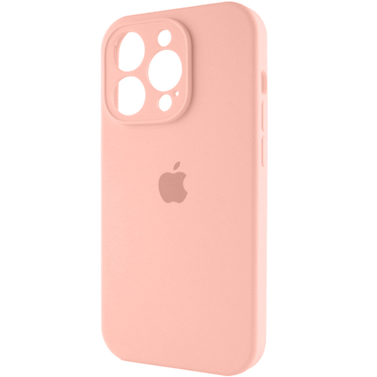 Чохол Silicone Full Case Camera Protect (AA) Apple iPhone 15 Pro Max (Грейпфрутовий) на малюнкі №3