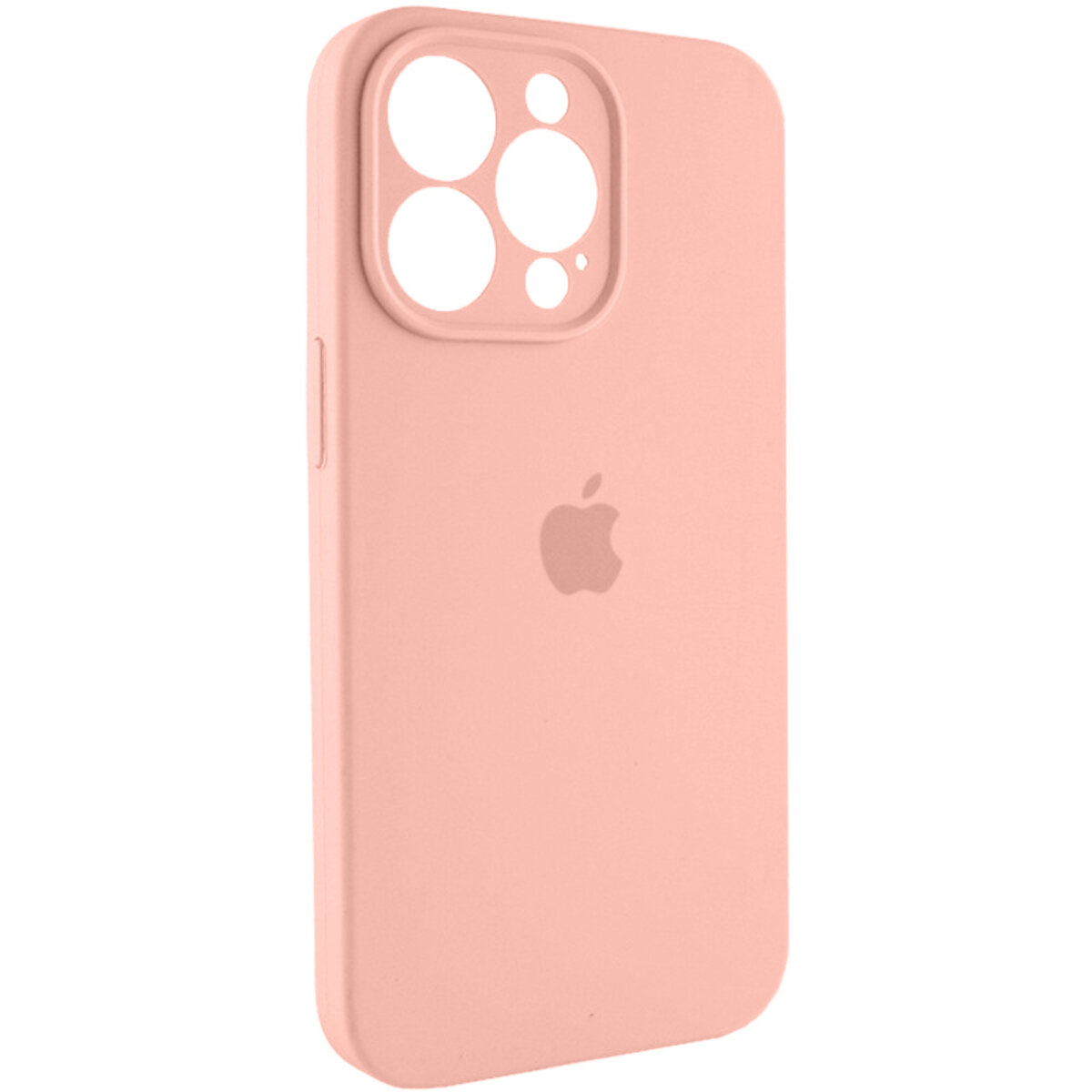 Чохол Silicone Full Case Camera Protect (AA) Apple iPhone 15 Pro Max (Грейпфрутовий) на малюнкі №2