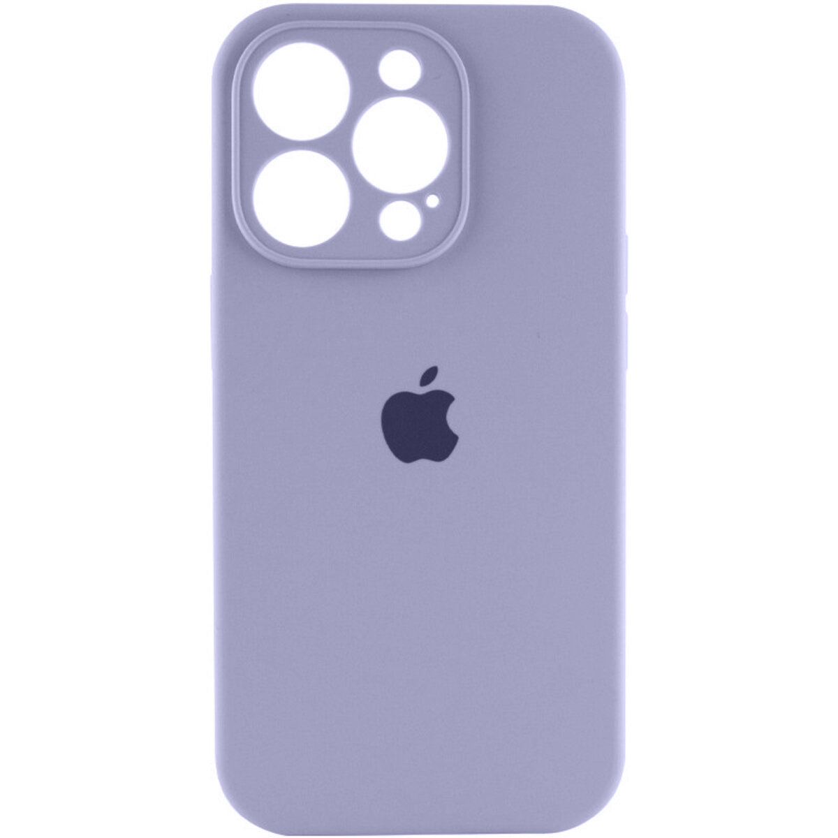 Чохол Silicone Full Case Camera Protect (AA) Apple iPhone 15 Pro Max (Бузковий) на малюнкі №1