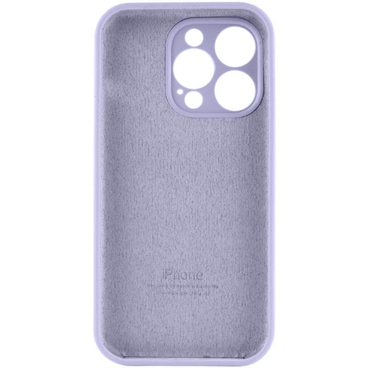 Чохол Silicone Full Case Camera Protect (AA) Apple iPhone 15 Pro Max (Бузковий) на малюнкі №4