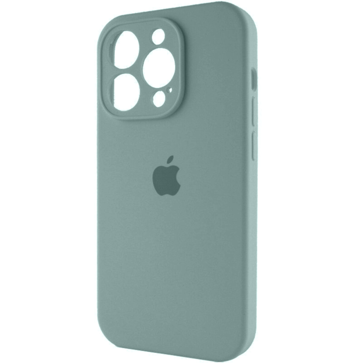 Чохол Silicone Full Case Camera Protect (AA) Apple iPhone 15 Pro Max (Зелений) на малюнкі №3