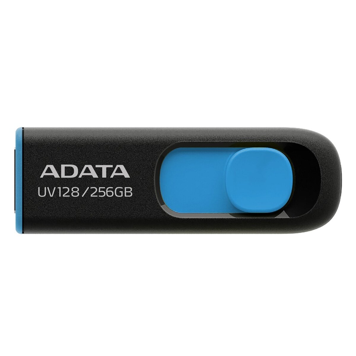 Flash A-DATA USB 3.2 UV 128 256Gb Black/Blue (AUV128-256G-RBE) смотреть фото №1