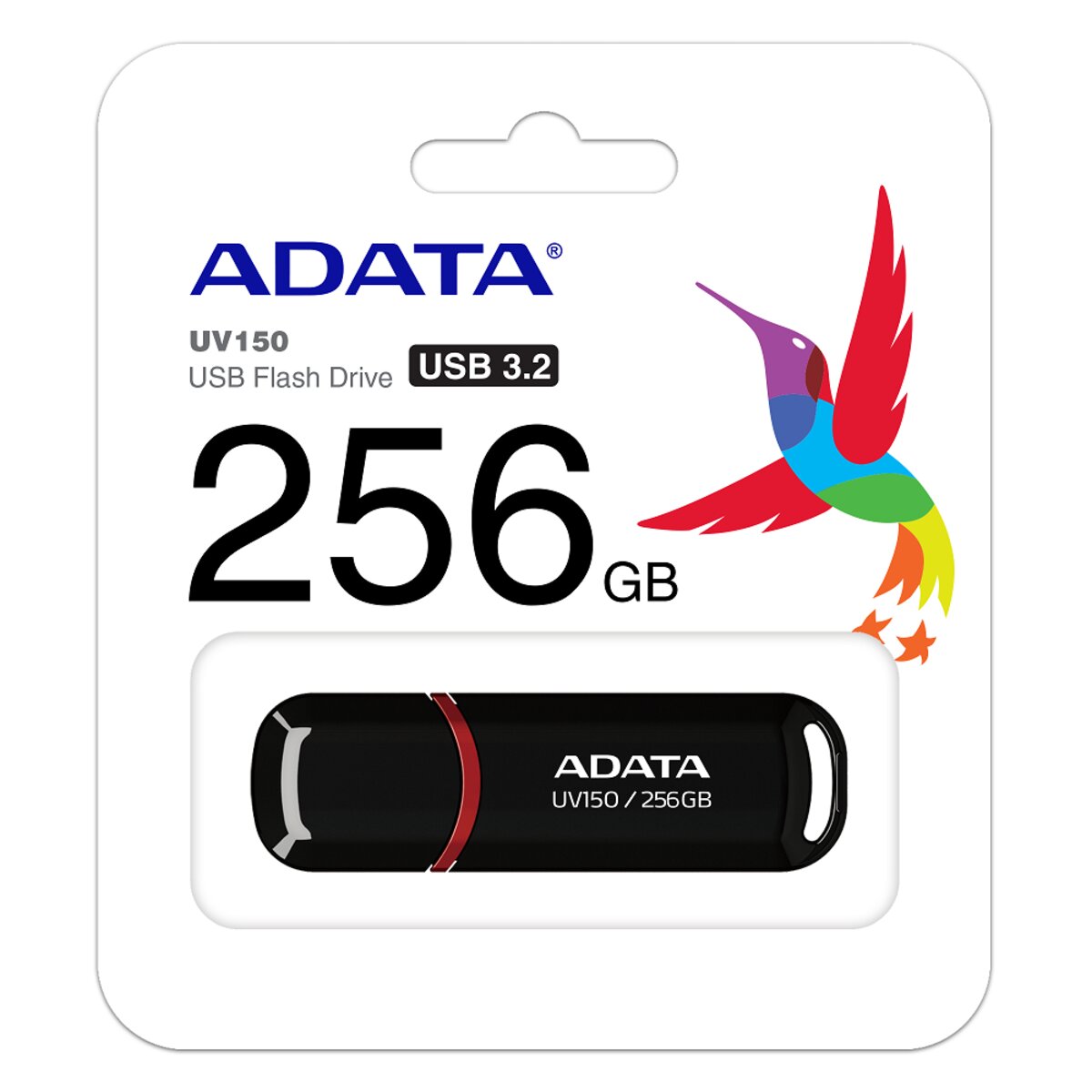 Flash A-DATA USB 3.2 UV150 256Gb Black (AUV150-256G-RBK) Фотография №2 Flash A-DATA USB 3.2 UV150 256Gb Black (AUV150-256G-RBK) смотреть фото №2