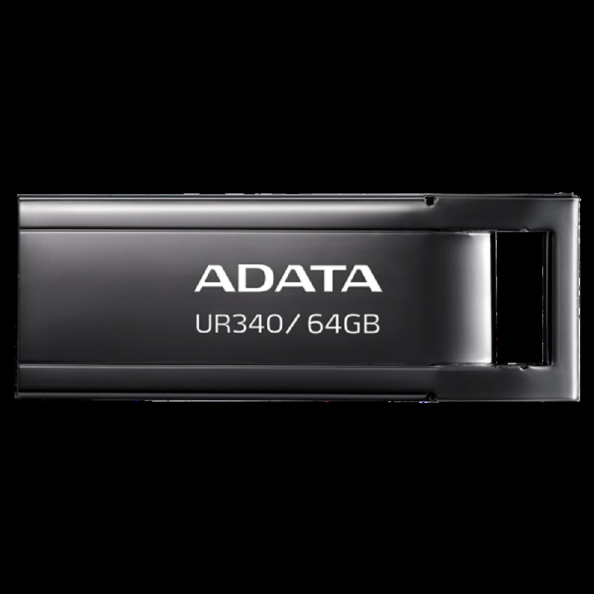 Флеш-накопичувач A-DATA USB 3.2 UR340 64Gb Black (AROY-UR340-64GBK) на картинке №1