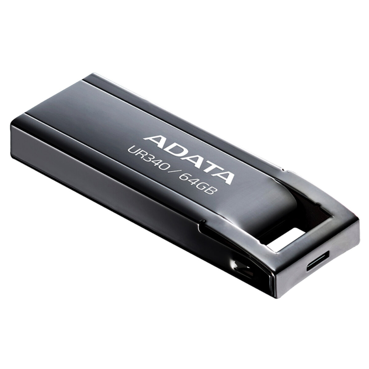 Флеш-накопичувач A-DATA USB 3.2 UR340 64Gb Black (AROY-UR340-64GBK) на картинке №2