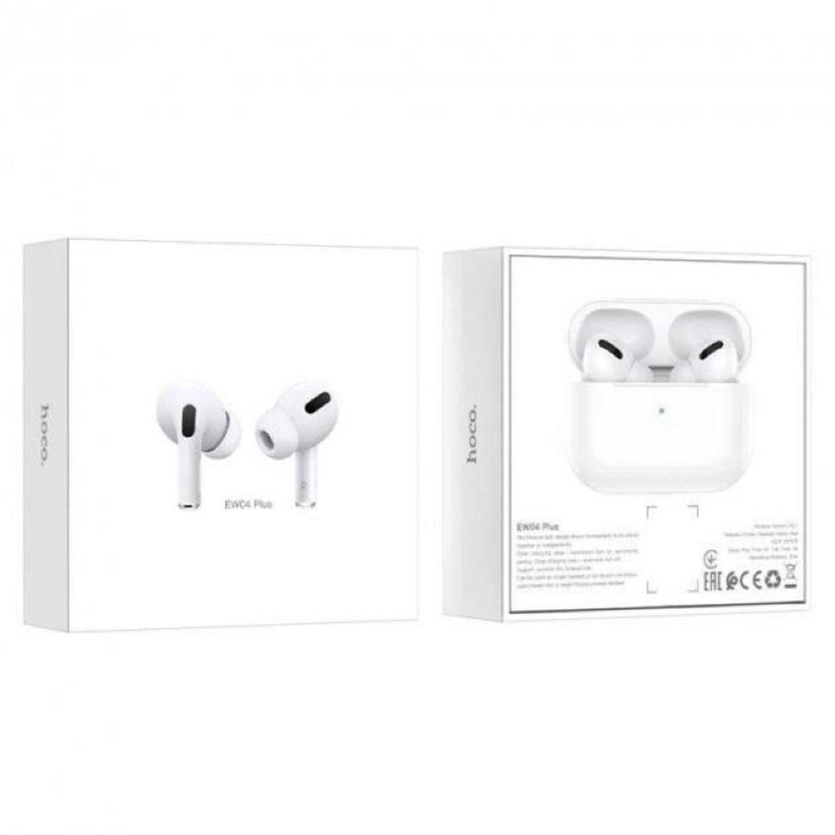 Бездротові навушники HOCO EW04 Plus True wireless BT headset White на малюнкі №7