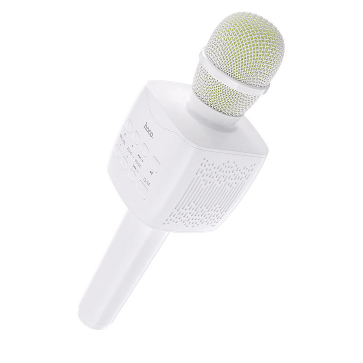 Портативна колонка HOCO BK5 Cantando karaoke microphone White (6931474742292) Фотографія №1 Портативна колонка HOCO BK5 Cantando karaoke microphone White (6931474742292) на малюнкі №1