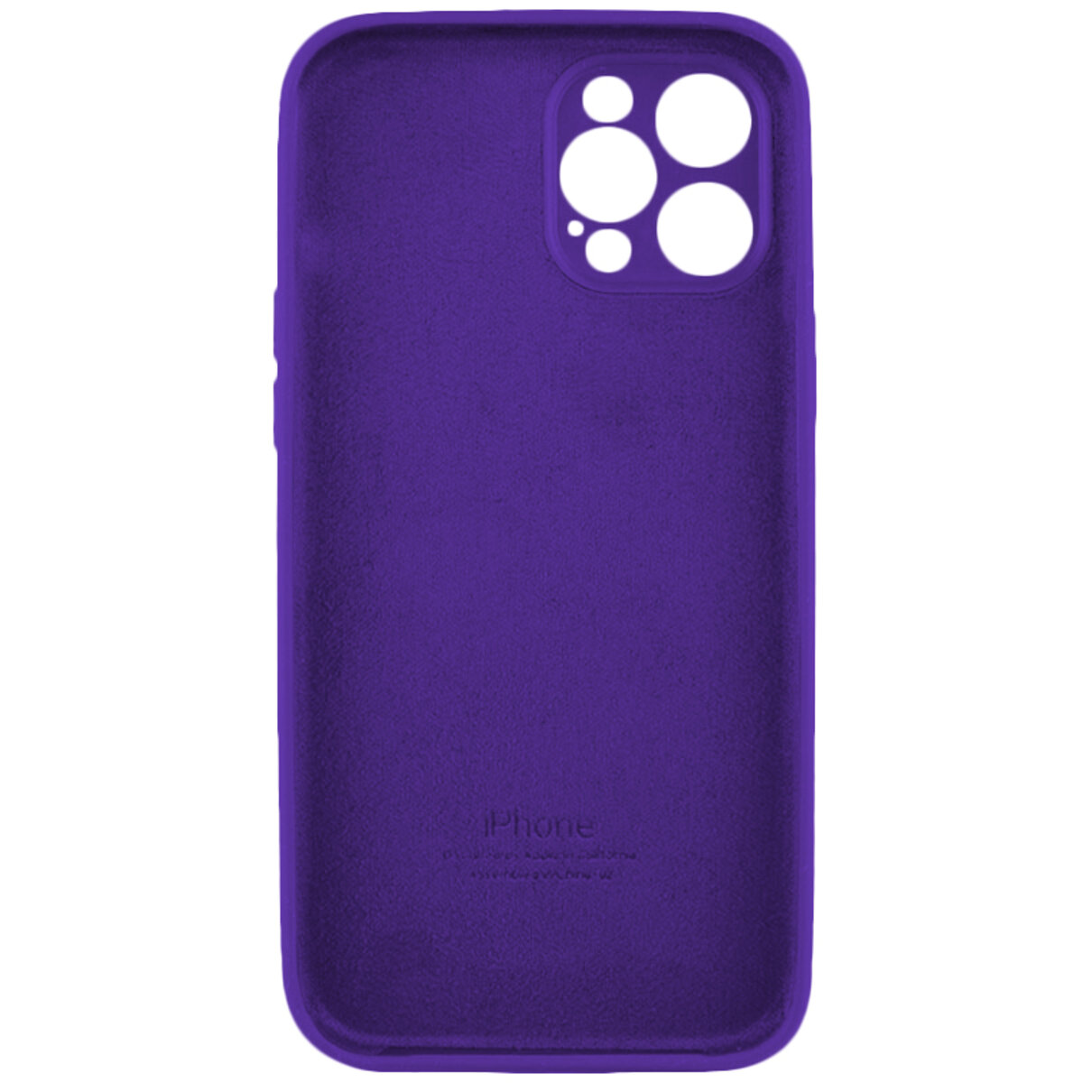 Чохол Silicone Full Case Camera Protect (AA) Apple iPhone 12 Pro Max (Фіолетовий) на малюнкі №2
