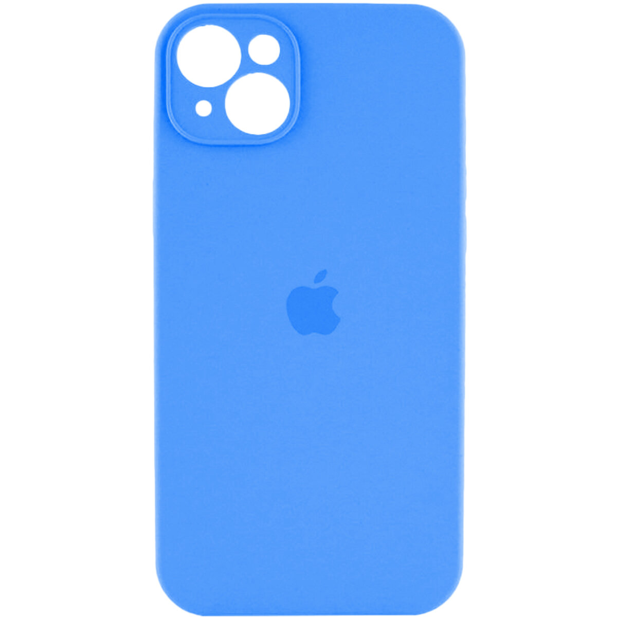Чохол Silicone Full Case Camera Protect (AA) Apple iPhone 14 (Світло-блакитний) на малюнкі №1