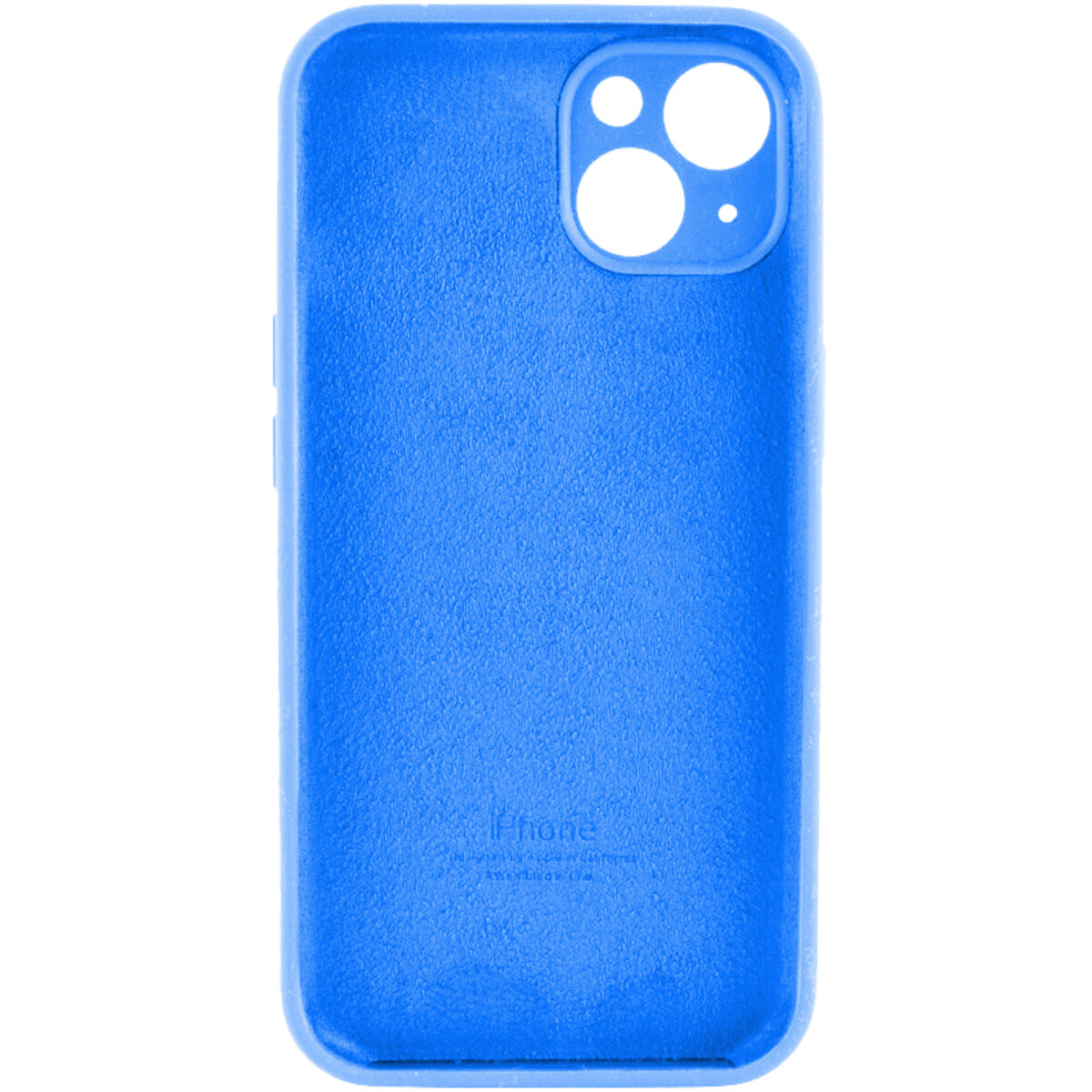 Чохол Silicone Full Case Camera Protect (AA) Apple iPhone 14 (Світло-блакитний) на малюнкі №2