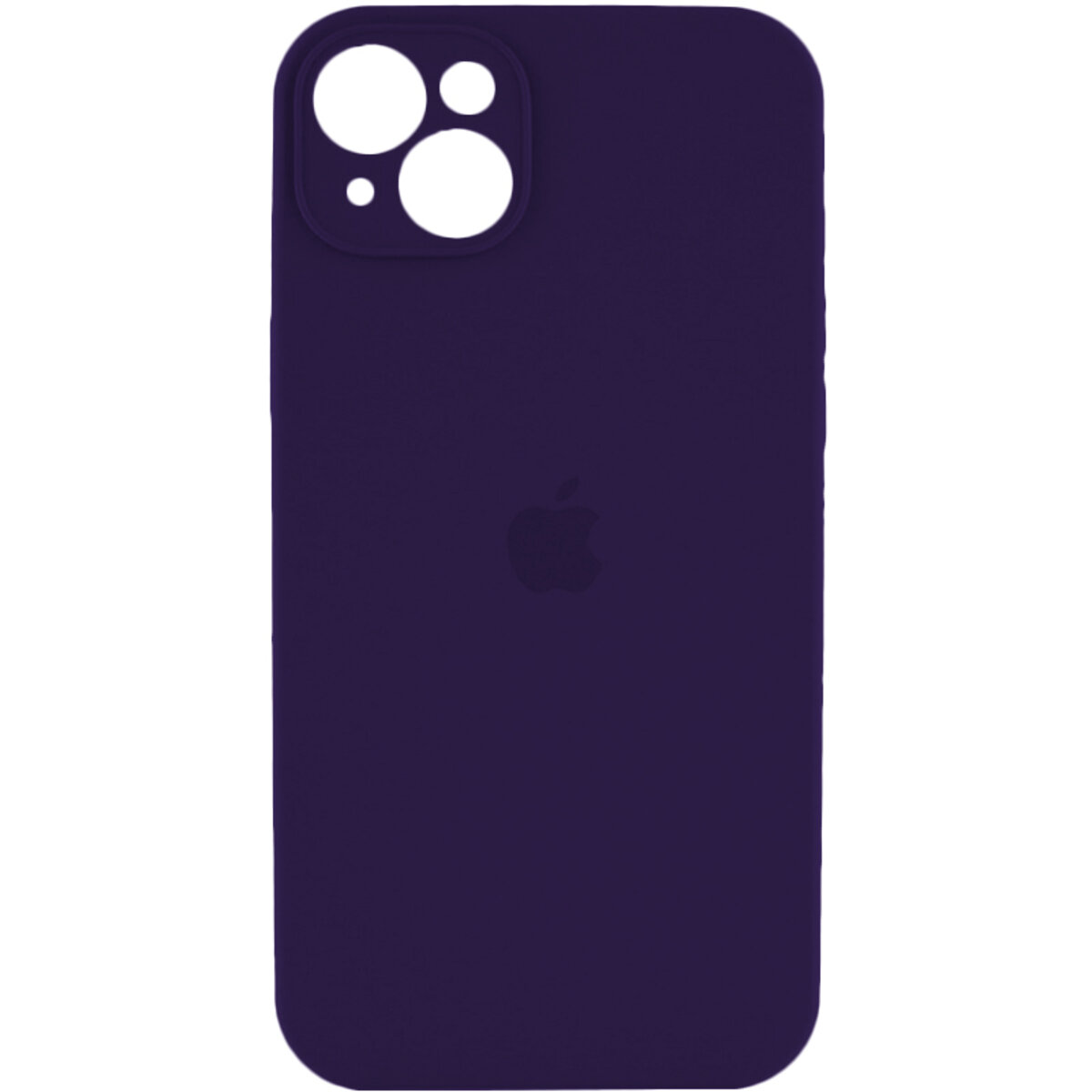Чехол Silicone Full Case Camera Protect (AA) Apple iPhone 14 (Фиолетовый) на картинке №1